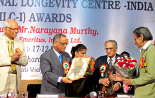 ‘Jeevan Gaurav Puraskar’ by International Logevity Centre, India. 